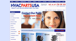 Desktop Screenshot of hvacpartsusa.com